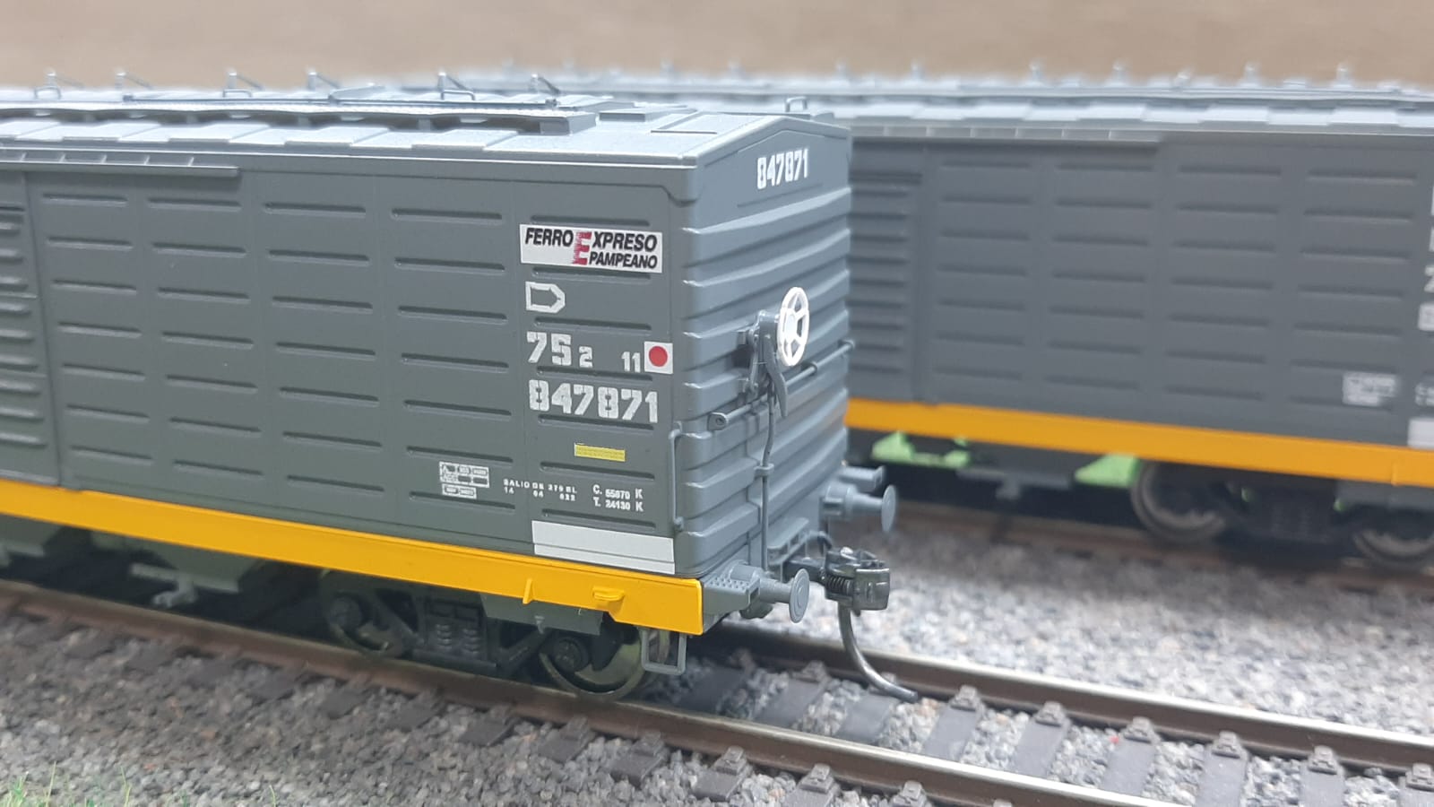 Vagón Cerealero Buriasco - FerroExpreso Pampeano