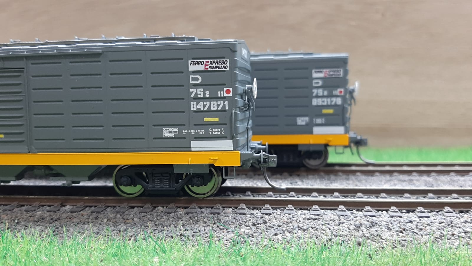 Vagón Cerealero Buriasco - FerroExpreso Pampeano